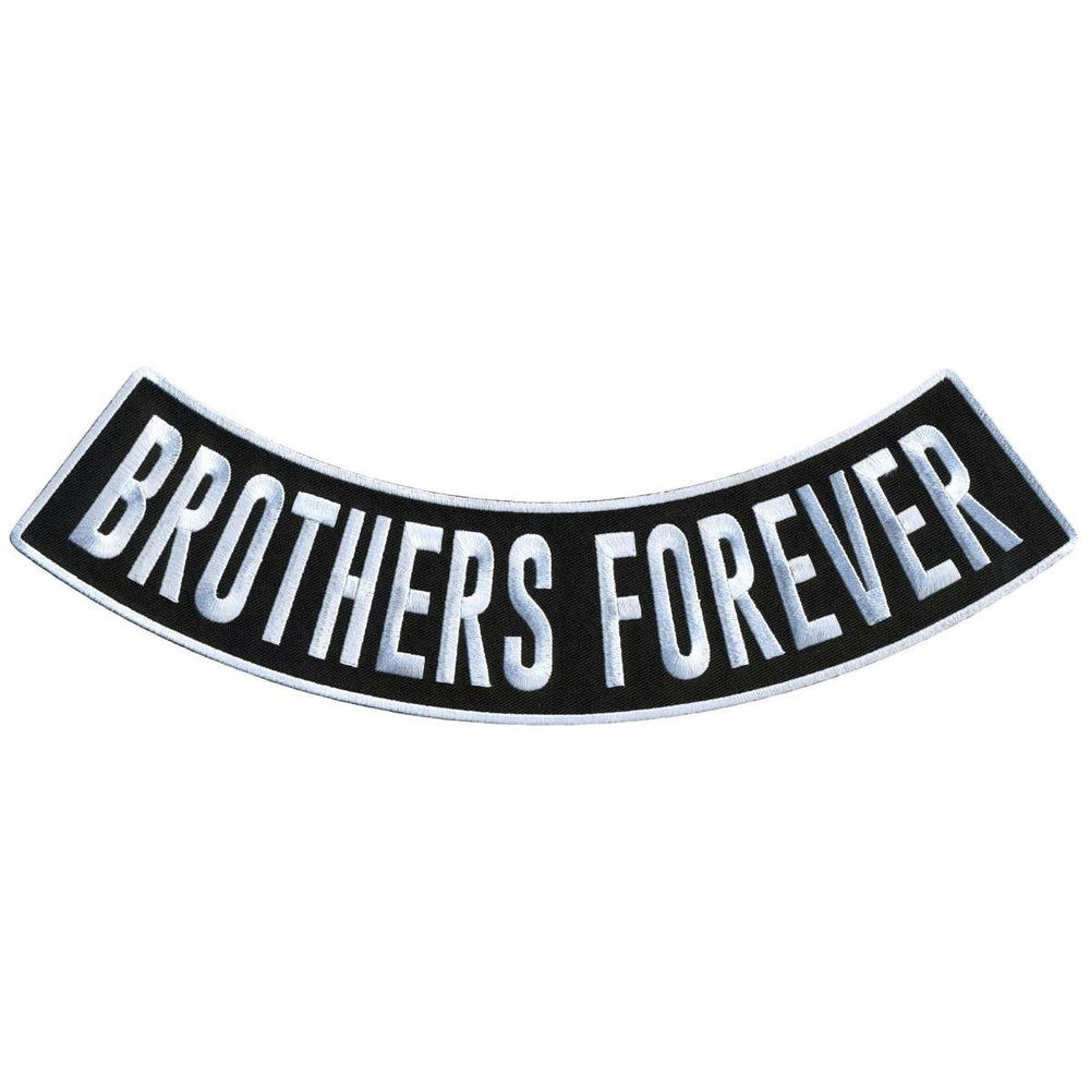 Hot Leathers Brothers Forever 12” X 3” Bottom Rocker Patch PPM5117