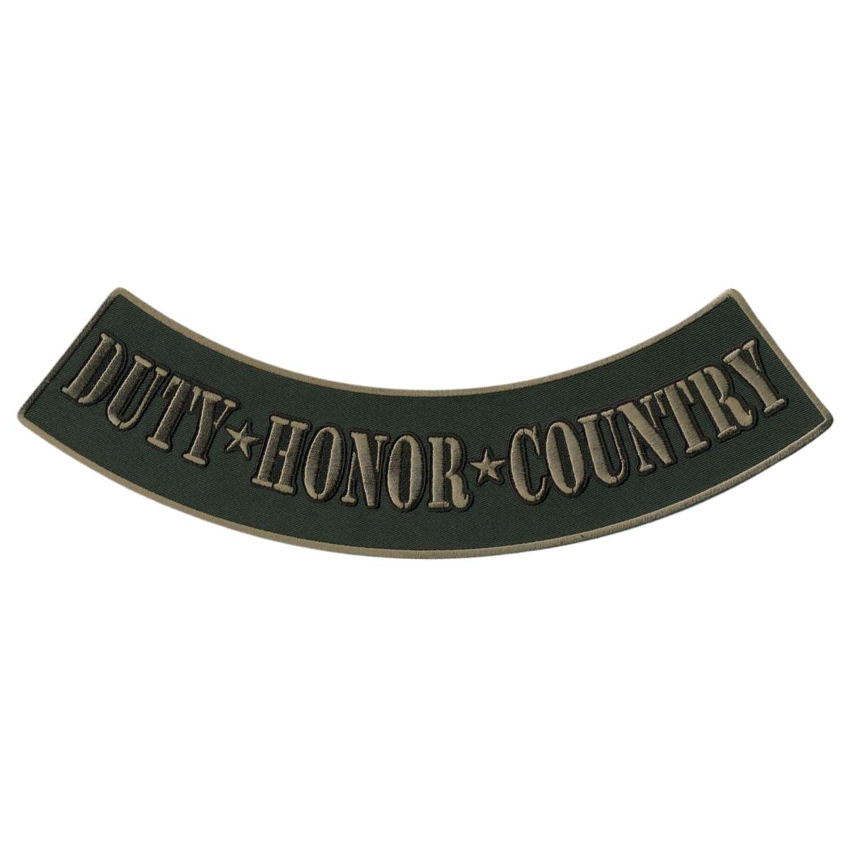 Hot Leathers Duty Honor Country 12” X 3” Bottom Rocker Patch PPM5129