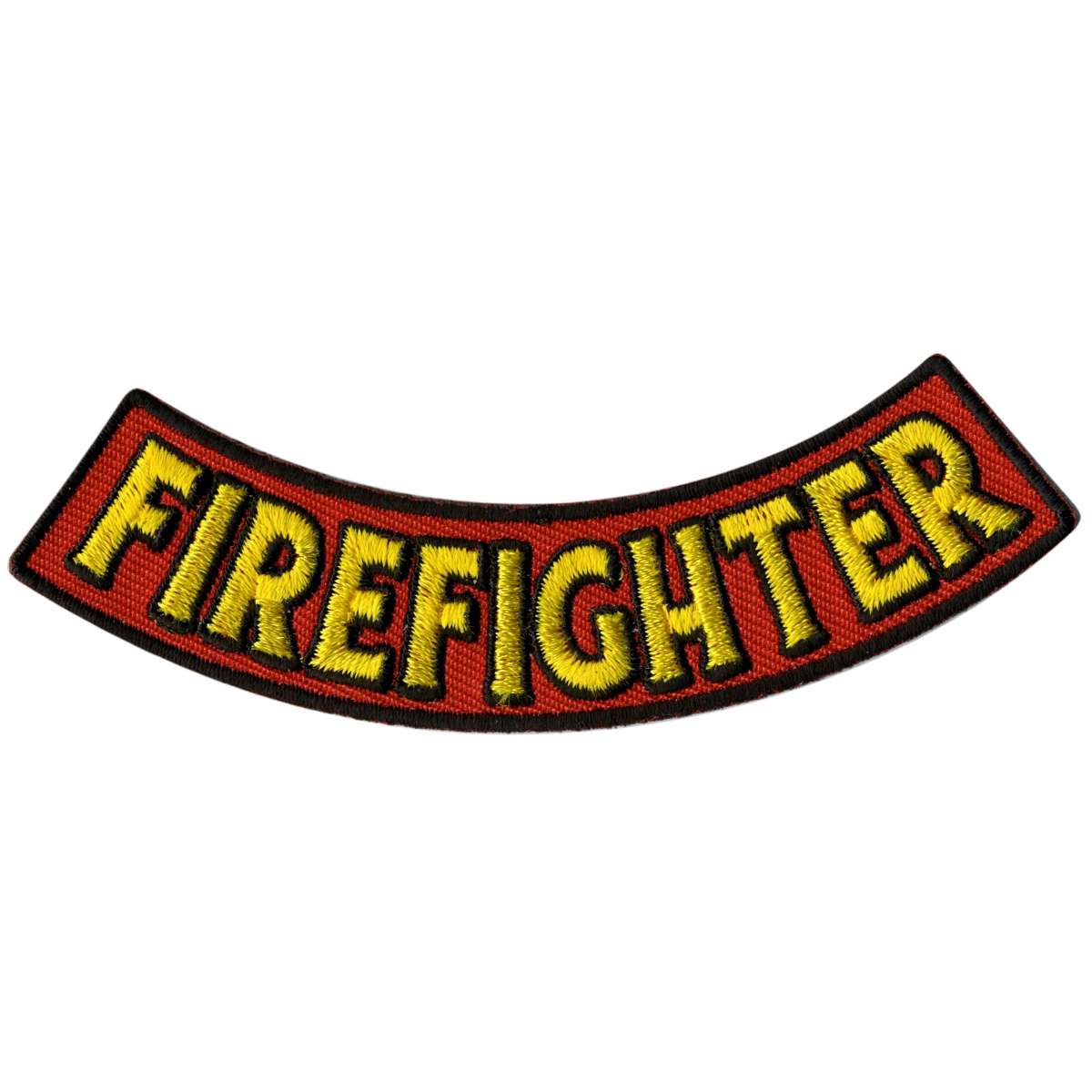 Hot Leathers Firefighter 4” X 1” Bottom Rocker Patch PPM5132