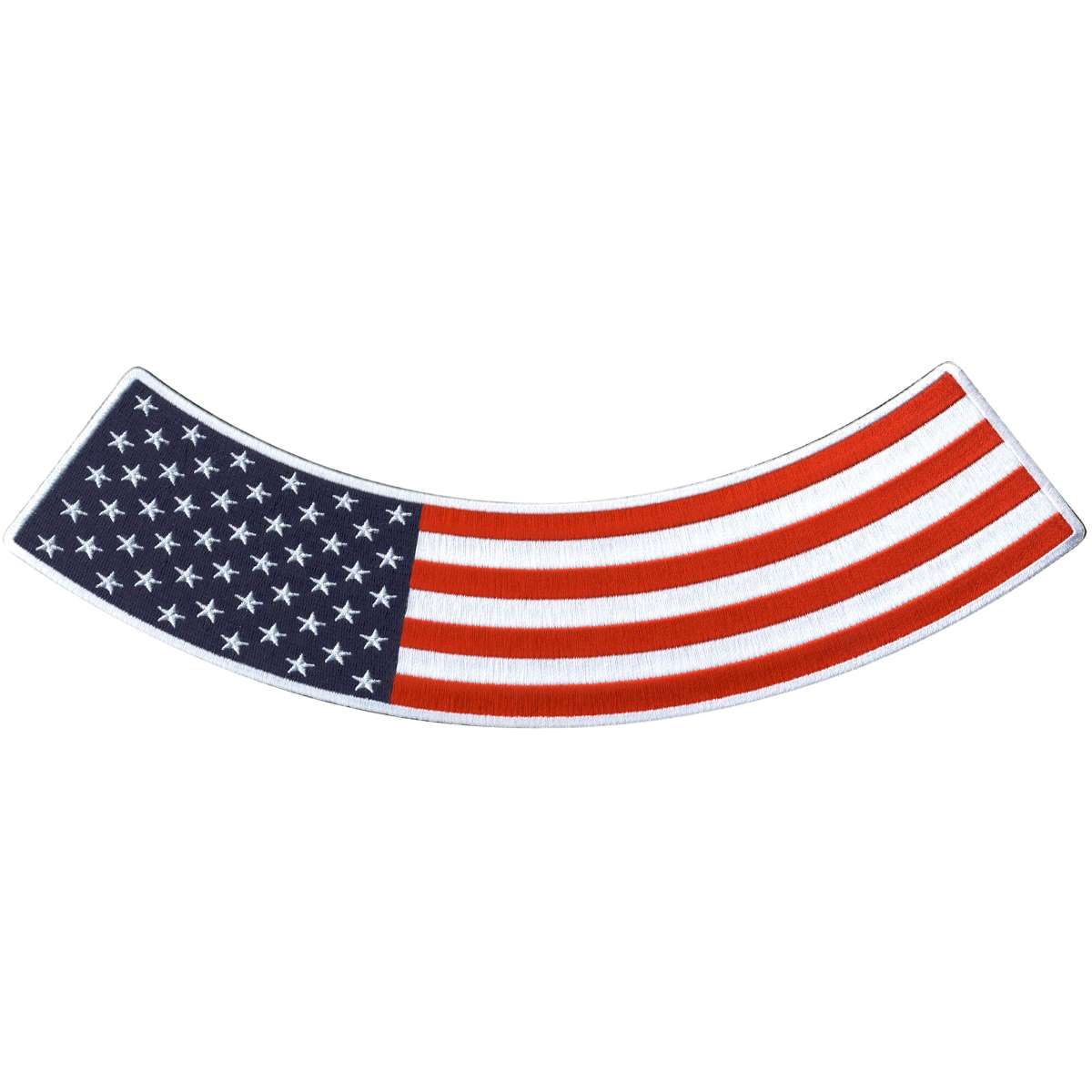 Hot Leathers American Flag 12” X 3” Bottom Rocker Patch PPM5159