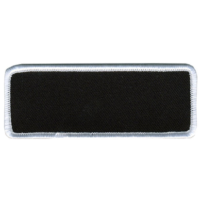 Hot Leathers Blank w/ White Trim 4" x 1.5" Patch PPP1002
