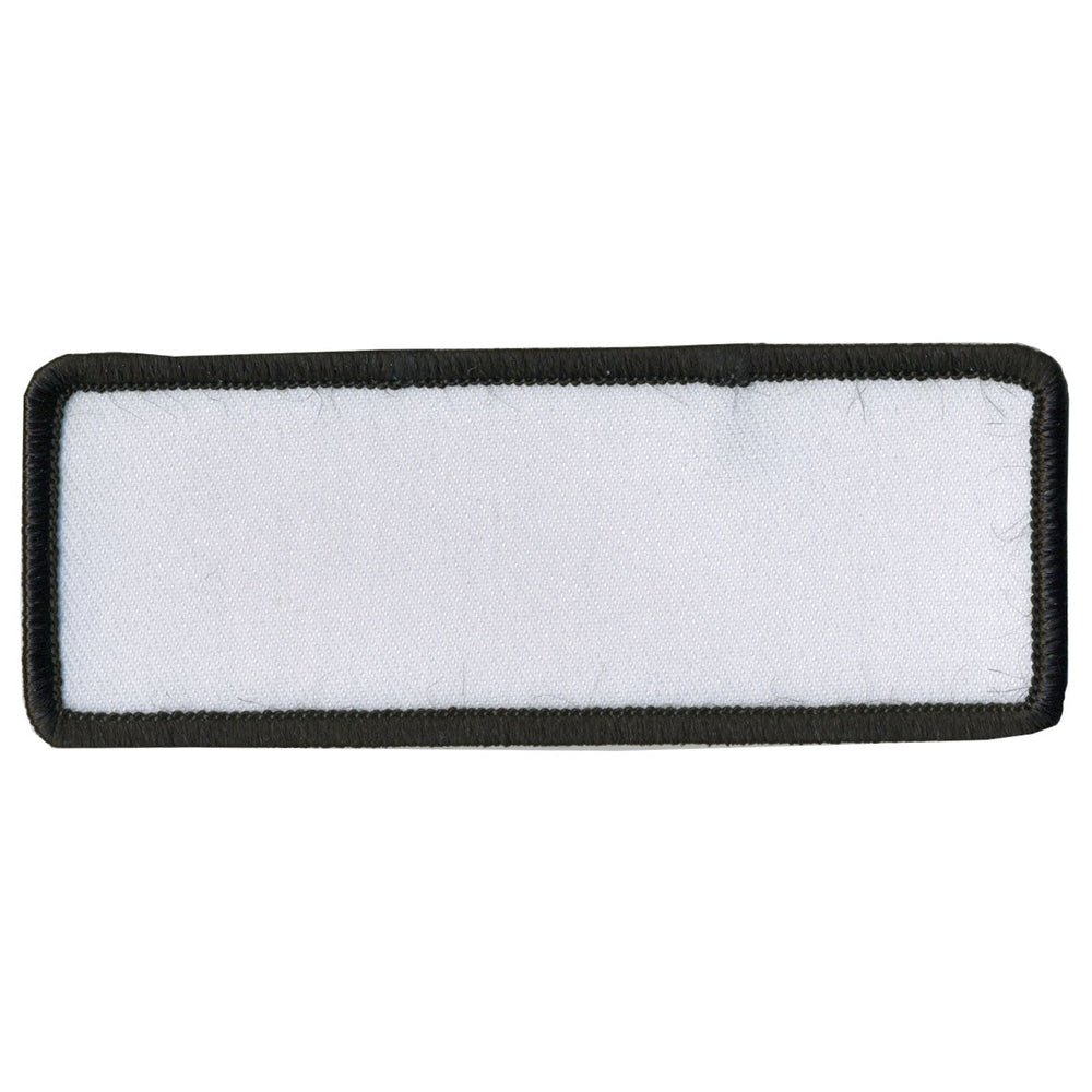 Hot Leathers Blank White w/ Black Trim 4