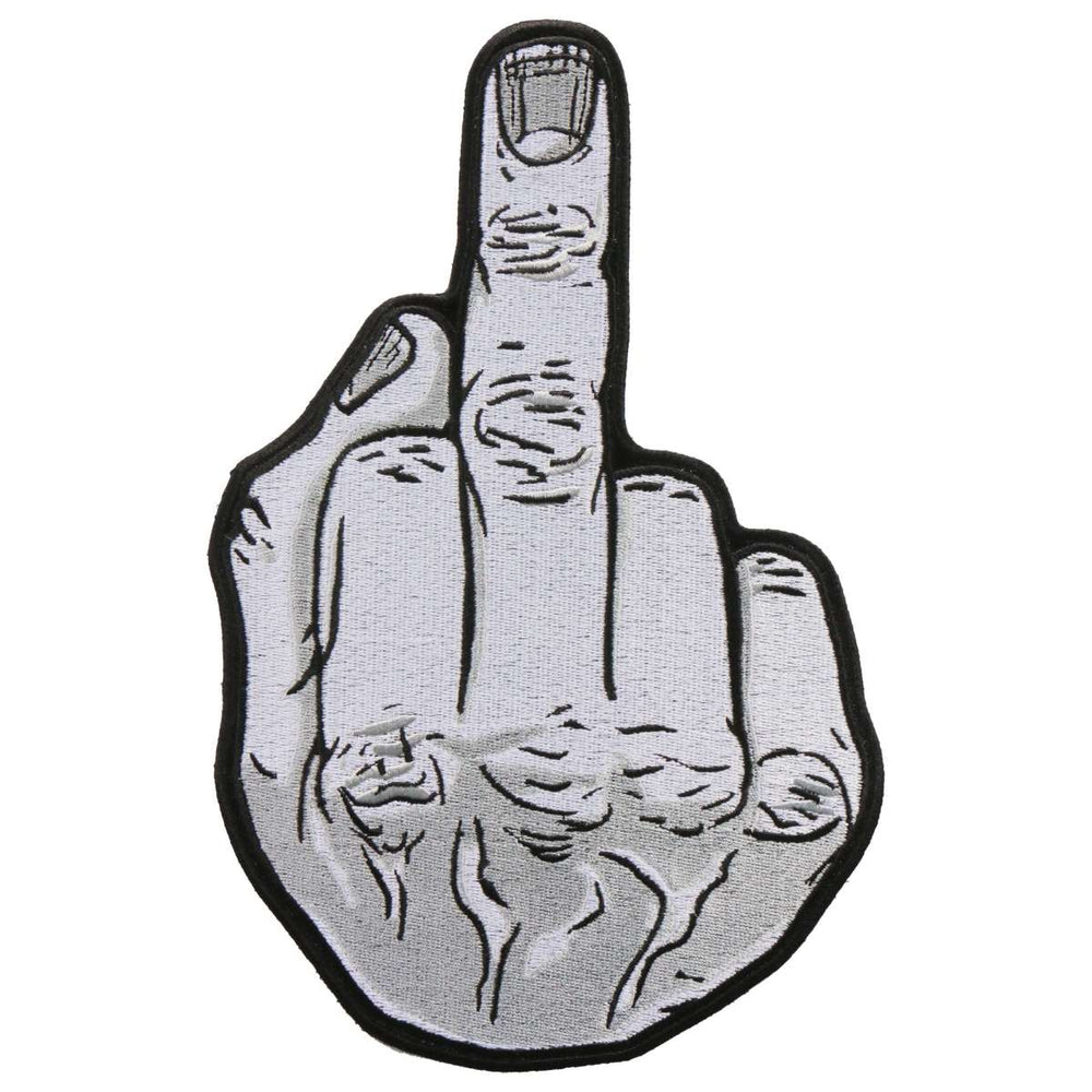 Hot Leathers Patch Middle Finger  10