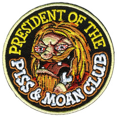 Hot Leathers 3" Piss & Moan Club Patch PPQ1280
