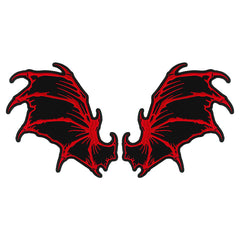 Hot Leathers PPQ1439 Dragon Wings 8" Patch
