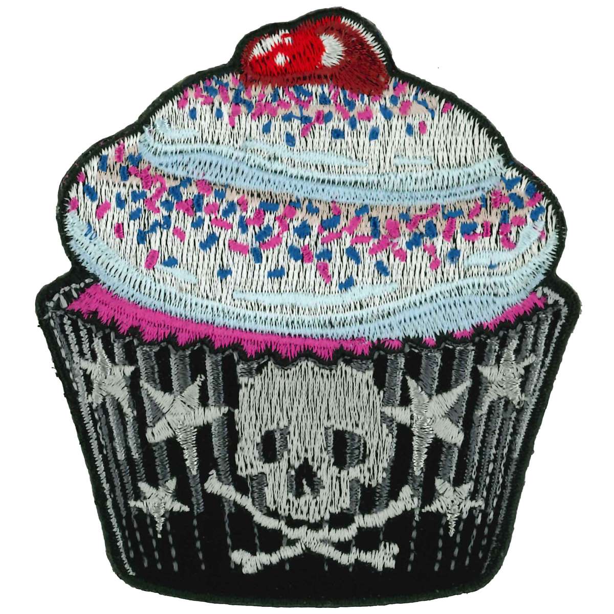 Hot Leathers Cupcake Skull 3.25" Patch PPQ1533