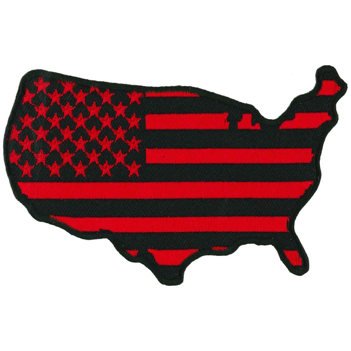 Hot Leathers Red Country Flag 4" Patch PPQ1640