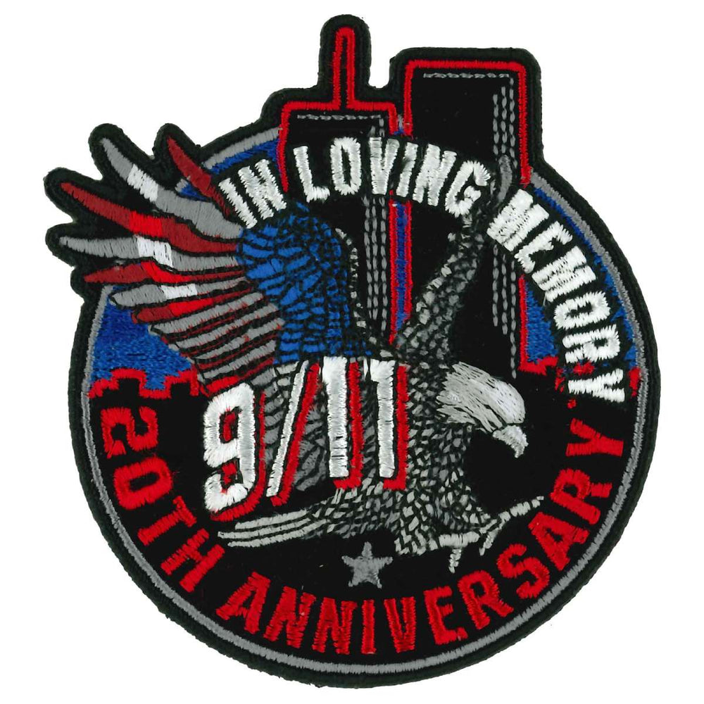 Hot Leathers PPQ1653 9-11 20th Anniversary Eagle Towers 3.5