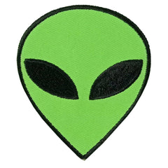 Hot Leathers Alien Head 2.6" X 3" Embroidered Patch PPQ2280