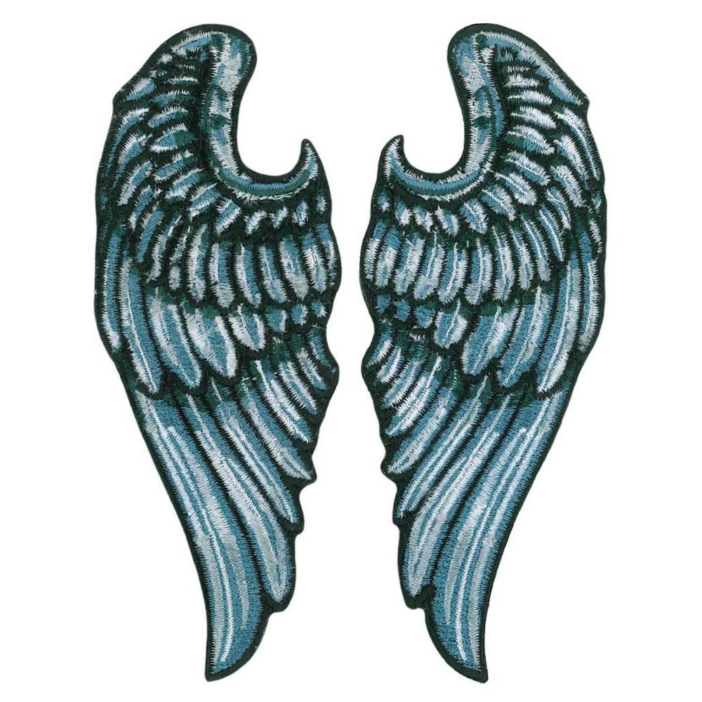 Hot Leathers Angel Wings 2 4" 3.6 X 4.39 Embroidered Patch PPQ2398