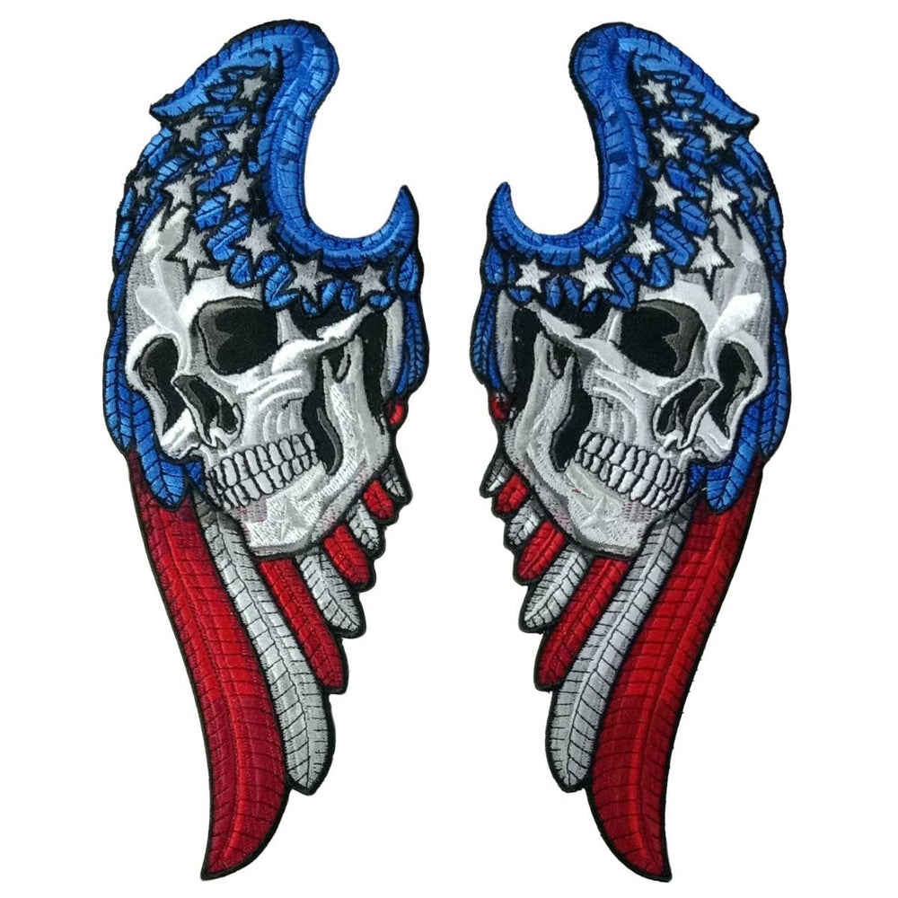 Hot Leathers Angel Wings Flag Skl 10