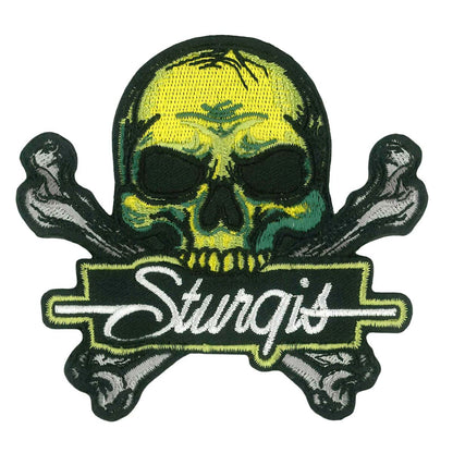 Hot Leathers Sturgis Skull 3.7" Patch PPQ2743