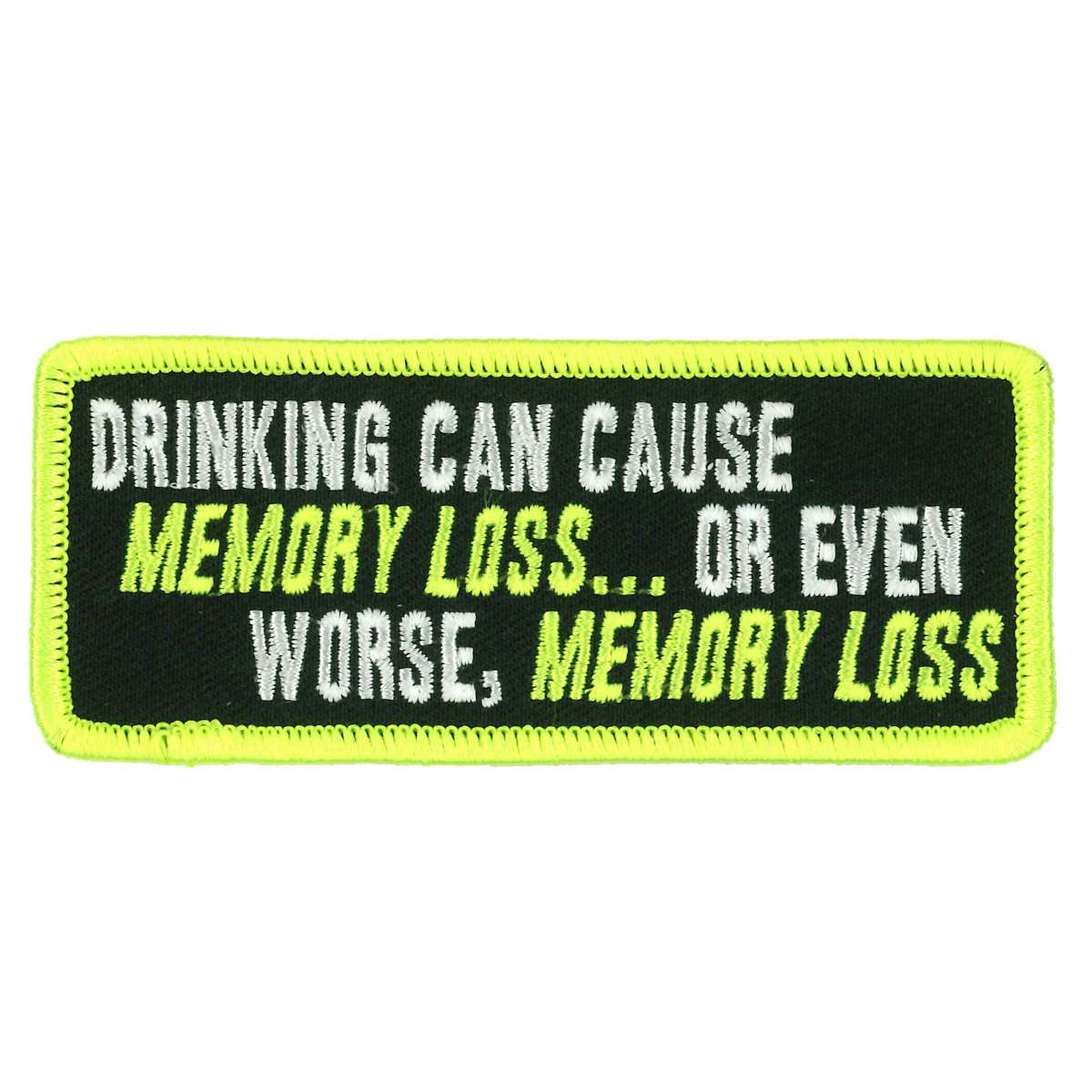 Hot Leathers 4" Drinking Memory Loss Patch PPW1045