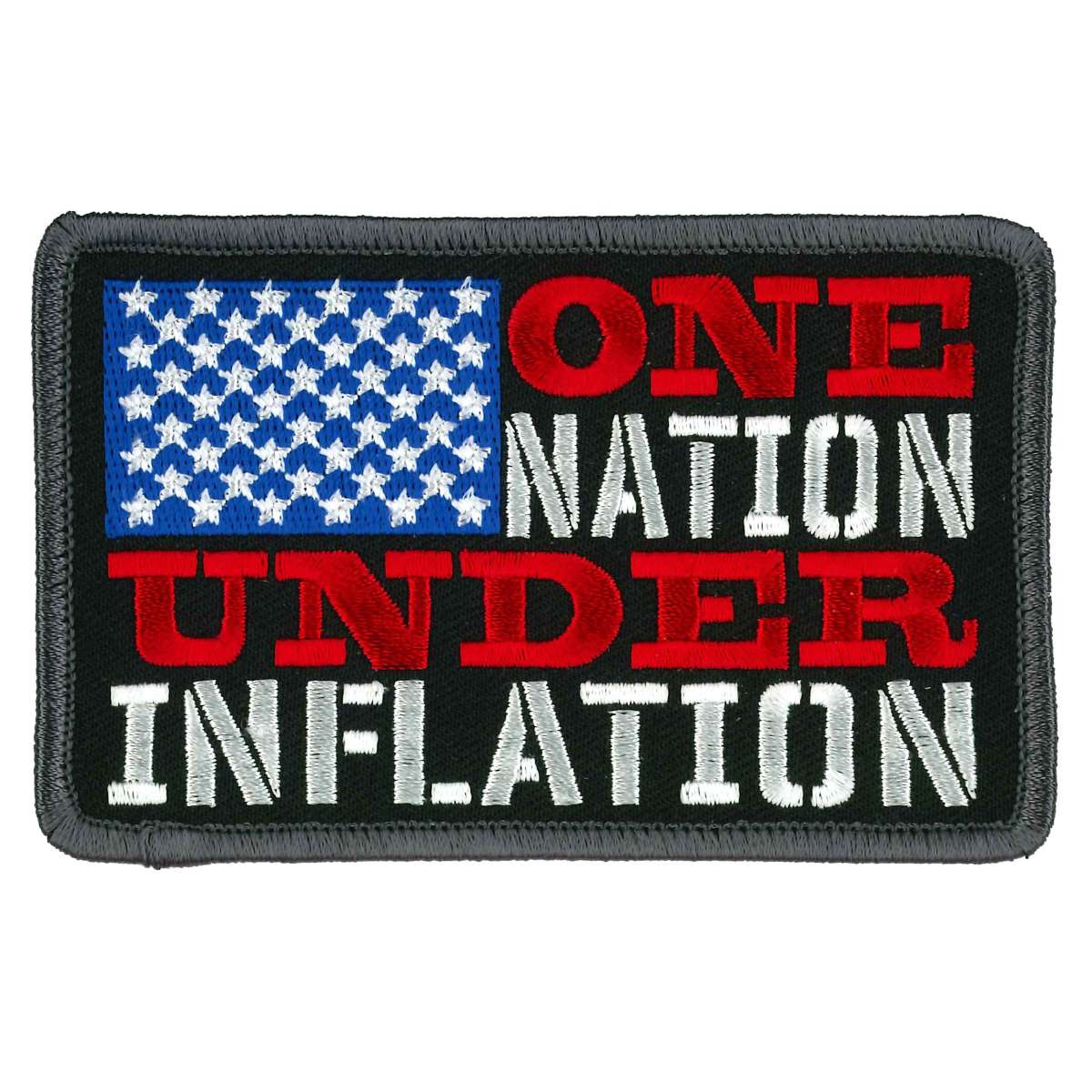 Hot Leathers 4" One Nation Inflation Patch PPW1065