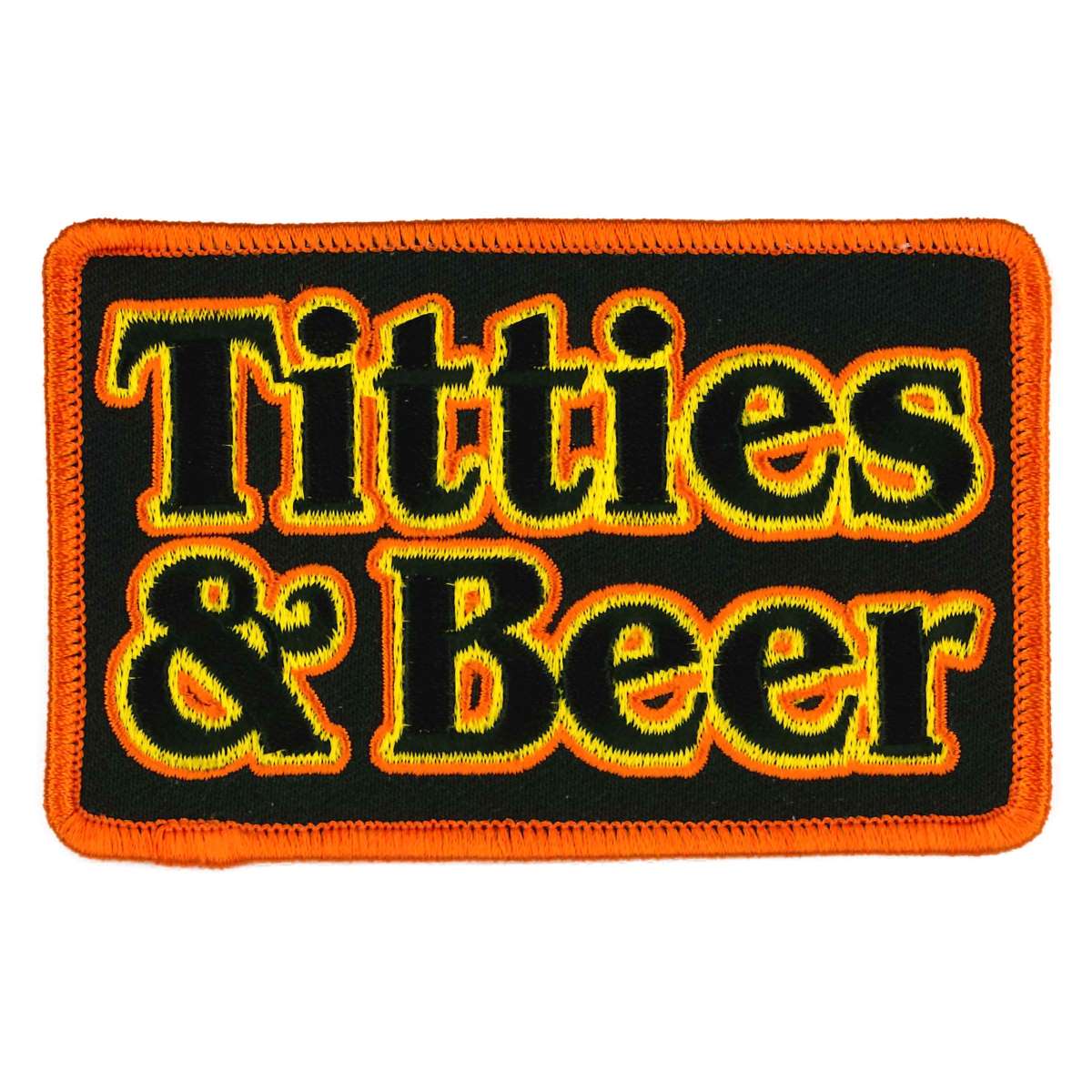 Hot Leathers 4" Titties and Beer Patch PPW1076
