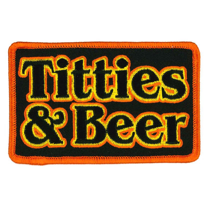 Hot Leathers 4" Titties and Beer Patch PPW1076