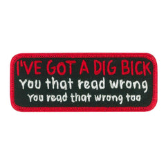 Hot Leathers PPW1091 Comes Never Think 4" x 2" Patch