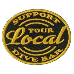 Hot Leathers Support Dive Bar 3" X 3" Embroidered Patch PPW1140