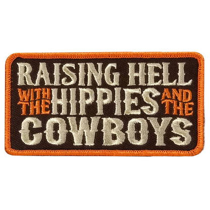 Hot Leathers Raising Hell 4" X 2" Embroidered Patch PPW1200