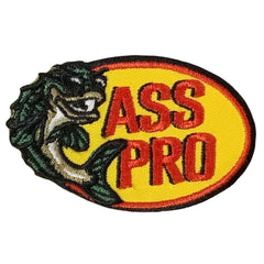 Hot Leathers Ass Pro 3" X 1.9" Embroidered Patch PPW1216