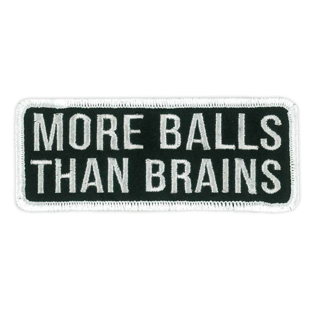 Hot Leathers More Balls Embroidered Patch Ppw1244 PPW1244