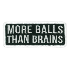 Hot Leathers More Balls Embroidered Patch Ppw1244 PPW1244