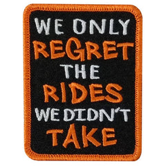 Hot Leathers Only Regret 2.25 X 3" Embroidered Patch PPW1251