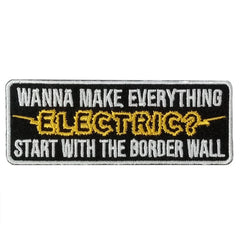 Hot Leathers Border Wall 4 X 1.5 Embroidered Patch PPW1266