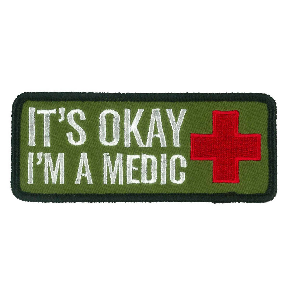 Hot Leathers Okay Medic 4 X 1.5 Embroidered Patch PPW1289