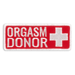 Hot Leathers Orgasam Doner 4 X 1.5 Embroidered Patch PPW1290