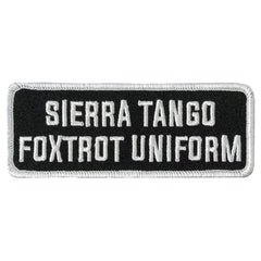 Hot Leathers Seirra Tango 4 X 1.5" Embroidered Patch PPW1297