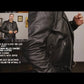 Milwaukee Leather LKM1711TALL Men's Black Tall-Sizes Side Lace Police Style Leather Jacket
