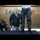 Xelement 7554 Men's Black 'Advanced Dual Comfort' Motorcycle Biker Leather Chaps