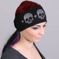 Hot Leathers RWC1002 Original Skulls Bling Headwrap