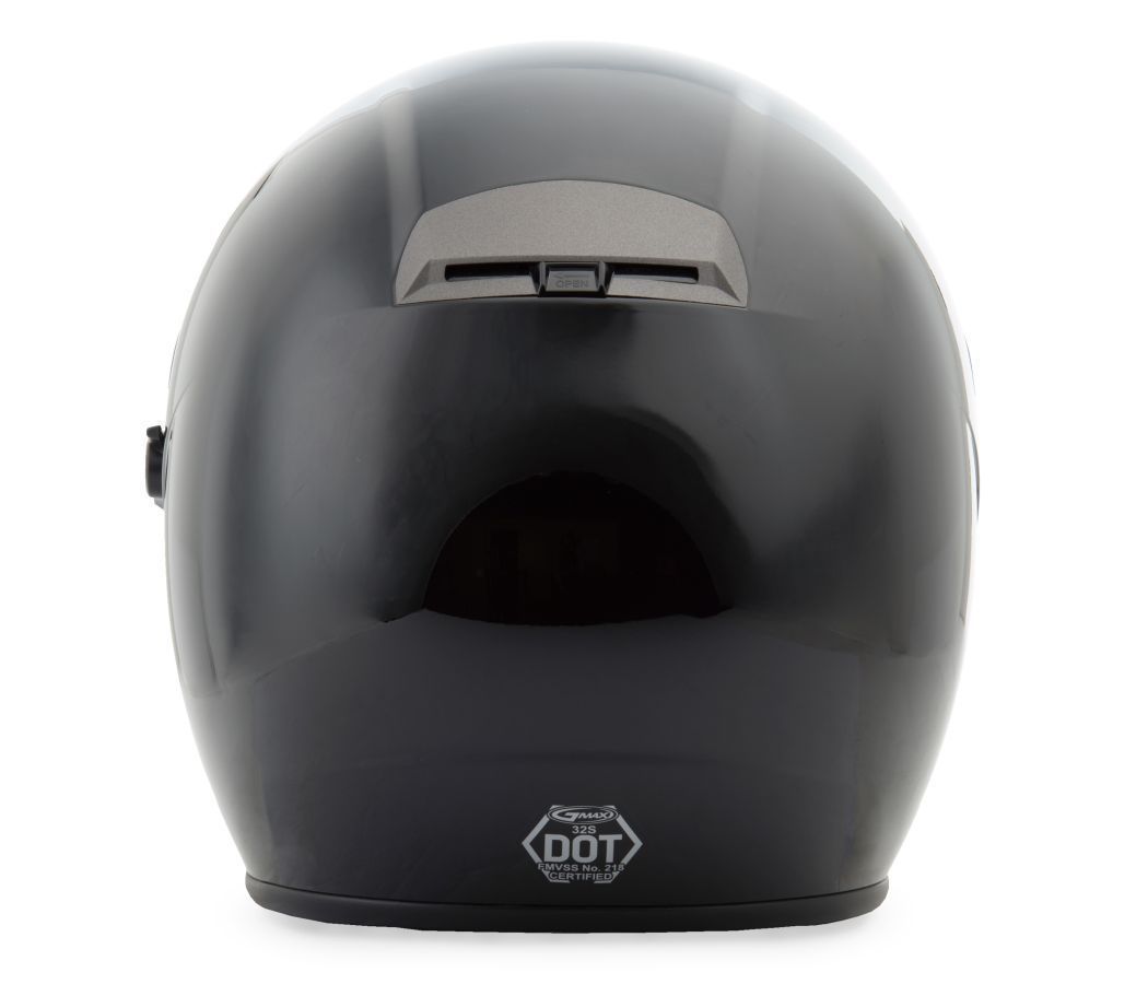 GMax GM32 Black Open Face Helmet