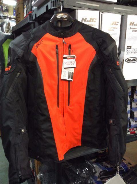 Joe Rocket Atomic 5.0 Men s Black And Orange Textile Jacket