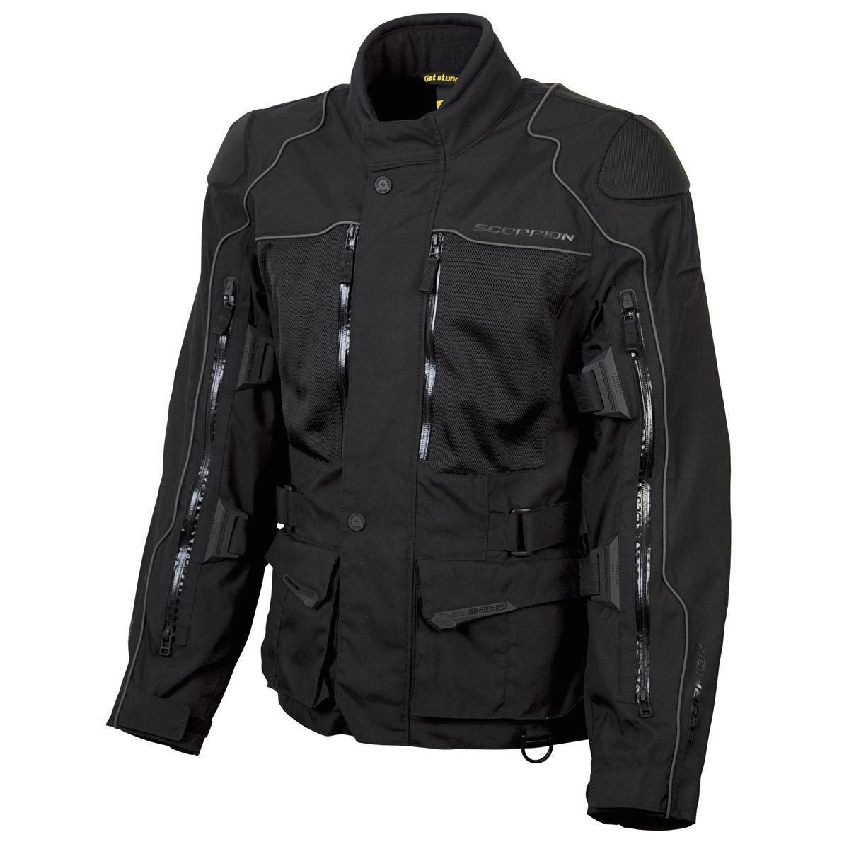Scorpion Yosemite XDR Men's Black Textile Jacket with Armor