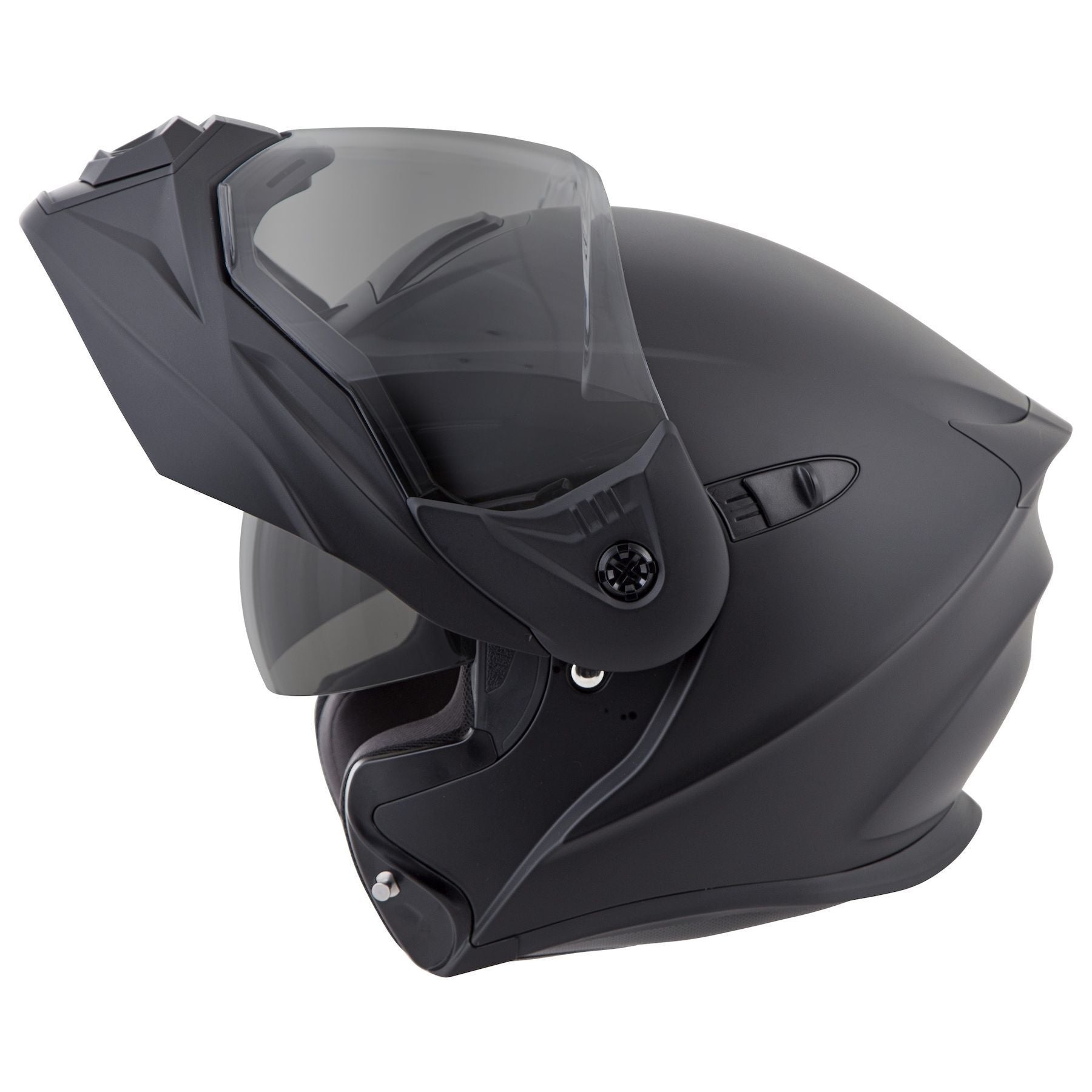 Scorpion EXO-AT950 Matte Black Snow Helmet with Electric Shield