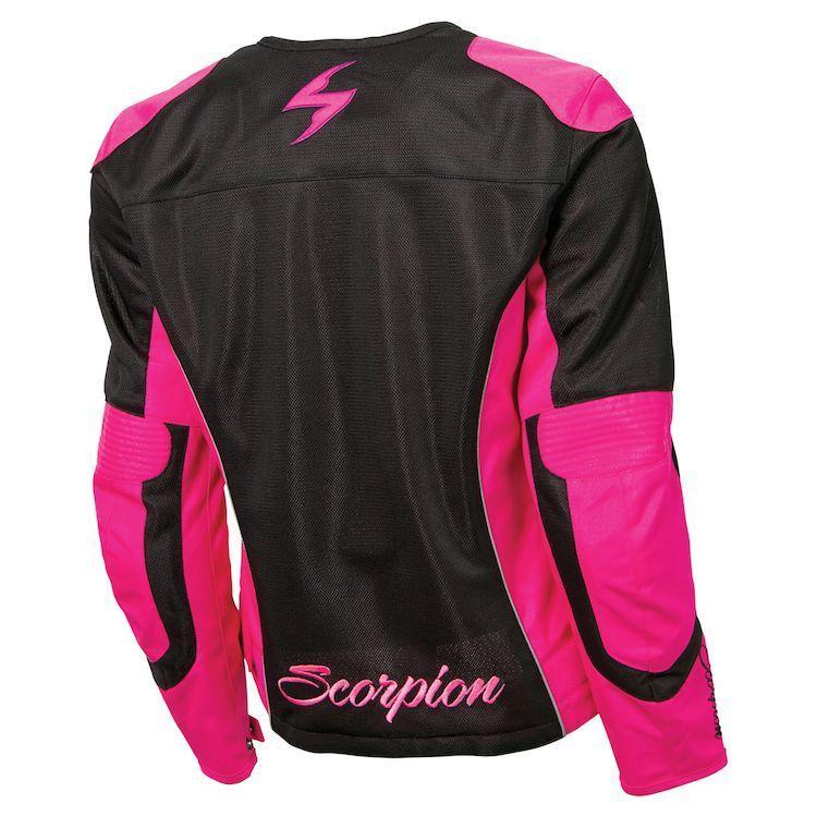 Scorpion Verano Women's Pink Mesh Jacket with Armor