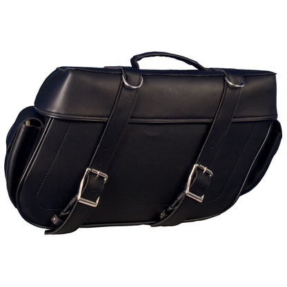 Hot Leathers SDA1002 Extra Large PVC Saddlebags 16X11X6
