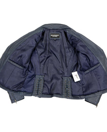 Milwaukee Leather Women's Duchess Blue Motorcycle Style Fashion Casual Leather Jacket SFL2870