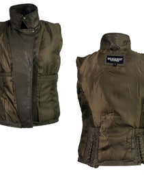 Milwaukee Leather Women's Duchess Olive Motorcycle Style Fashion Casual Leather Jacket SFL2870