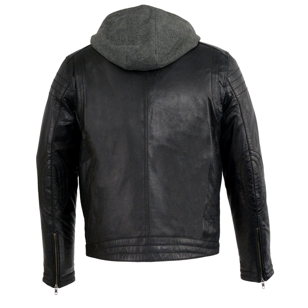 Milwaukee Leather SFM1845 Men's Black Fashion Casual Leather Jacket ...