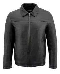 Milwaukee Leather SFM1875 Men's New Zealand Lambskin Leather with Shirt Style Collar