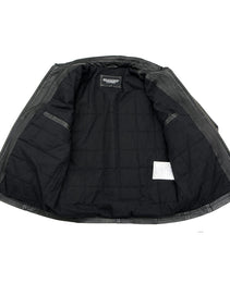 Milwaukee Leather SFM1875 Men's New Zealand Lambskin Leather with Shirt Style Collar