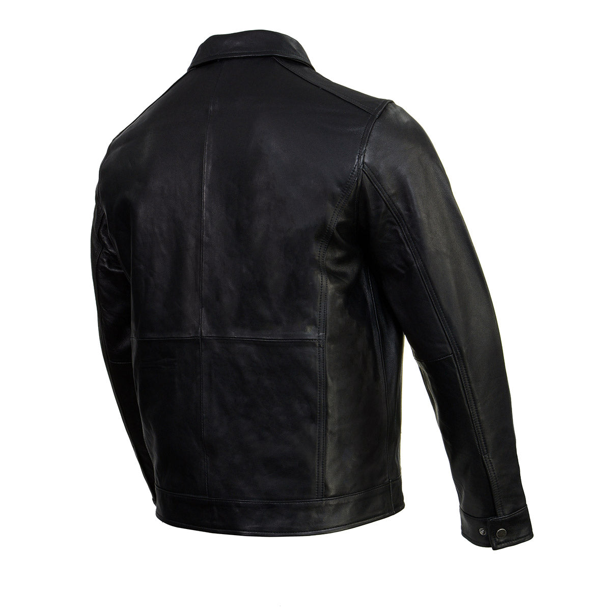 Boston harbor mens leather jacket sale