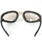 Hot Leathers Rider Plus Sunglasses w/Clear Mirror Lenses SGF1016