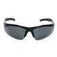 Hot Leathers Hawkeye Foam Padded Sunglasses with Smoke Lenses SGF1063