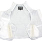 Genuine Leather SH1367ZW Men’s 'Bullet Proof Replica' White Leather Vest