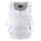 Genuine Leather SH1367ZW Men’s 'Bullet Proof Replica' White Leather Vest